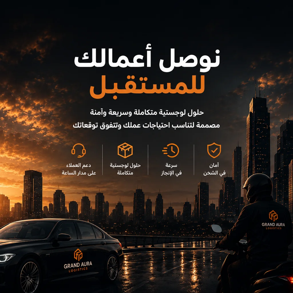 جراند اورا للخدمات اللوجستية - أسطول التوصيل في جدة
